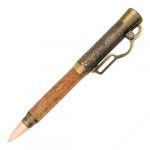 Lever Action pen antique brass