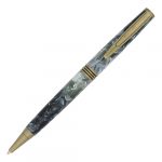 Streamline pen antique brass